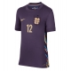Anglia Kieran Trippier #12 Echipament de Fotbal Replică European 2024 Femei Deplasare